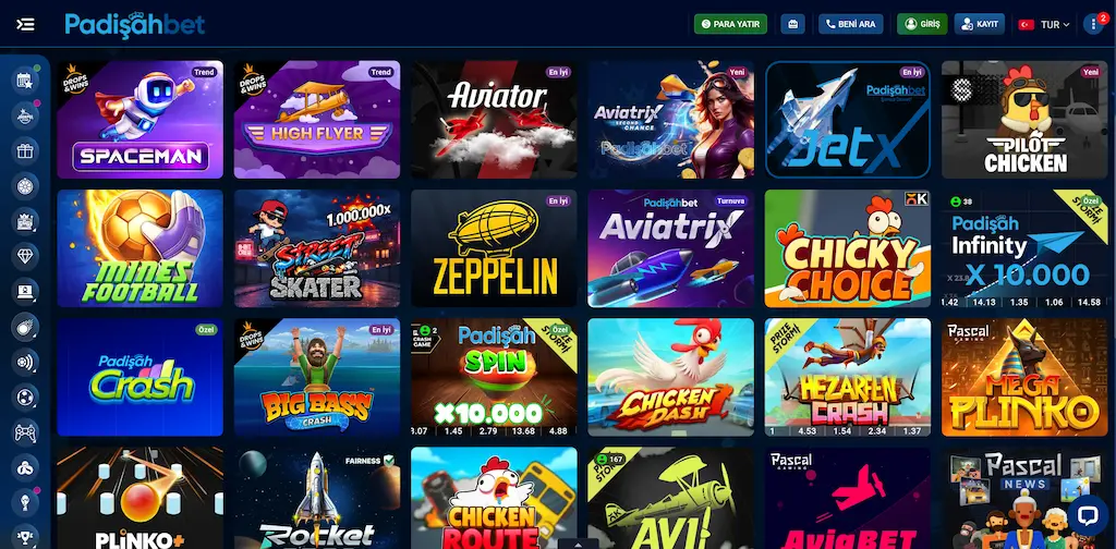 Padişahbet crash oyunları